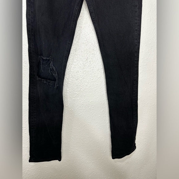 Reformation High Rise Straight Jeans Black 26 - Picture 3 of 8